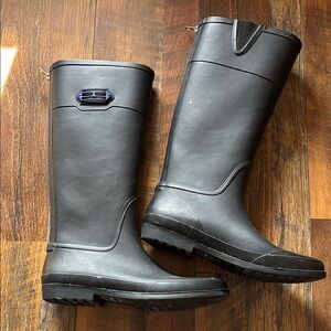 Hilfiger Two Coastal Black Rain Boots size 11